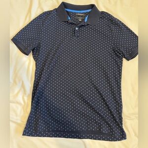Banana Republic Navy Blue Polka Dot Men's Shirt